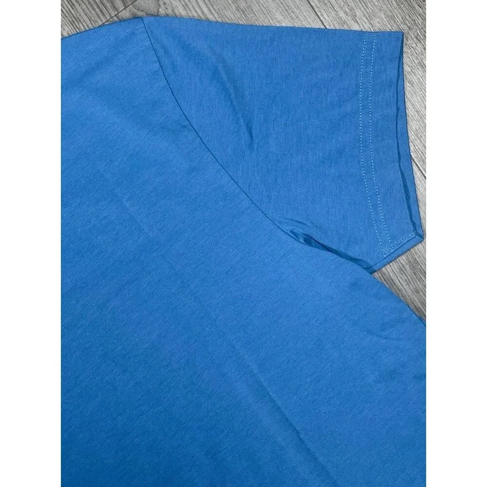 Rhone Blue Element Tee Cotton Everyday T-Shirt - Men Size Small - Picture 7 of 12